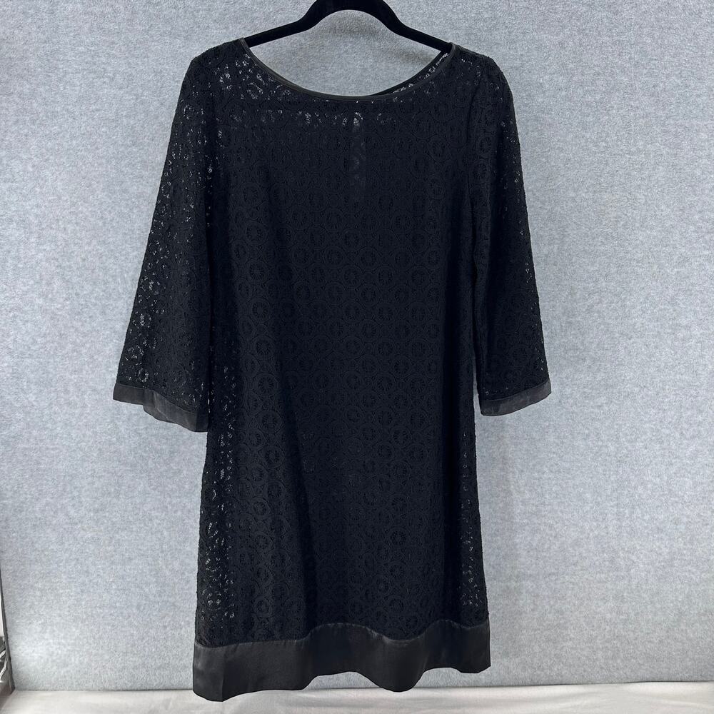 Laundry by Sheli Segal Women's sz 8 Lace Knit Dress with slip wedding guest